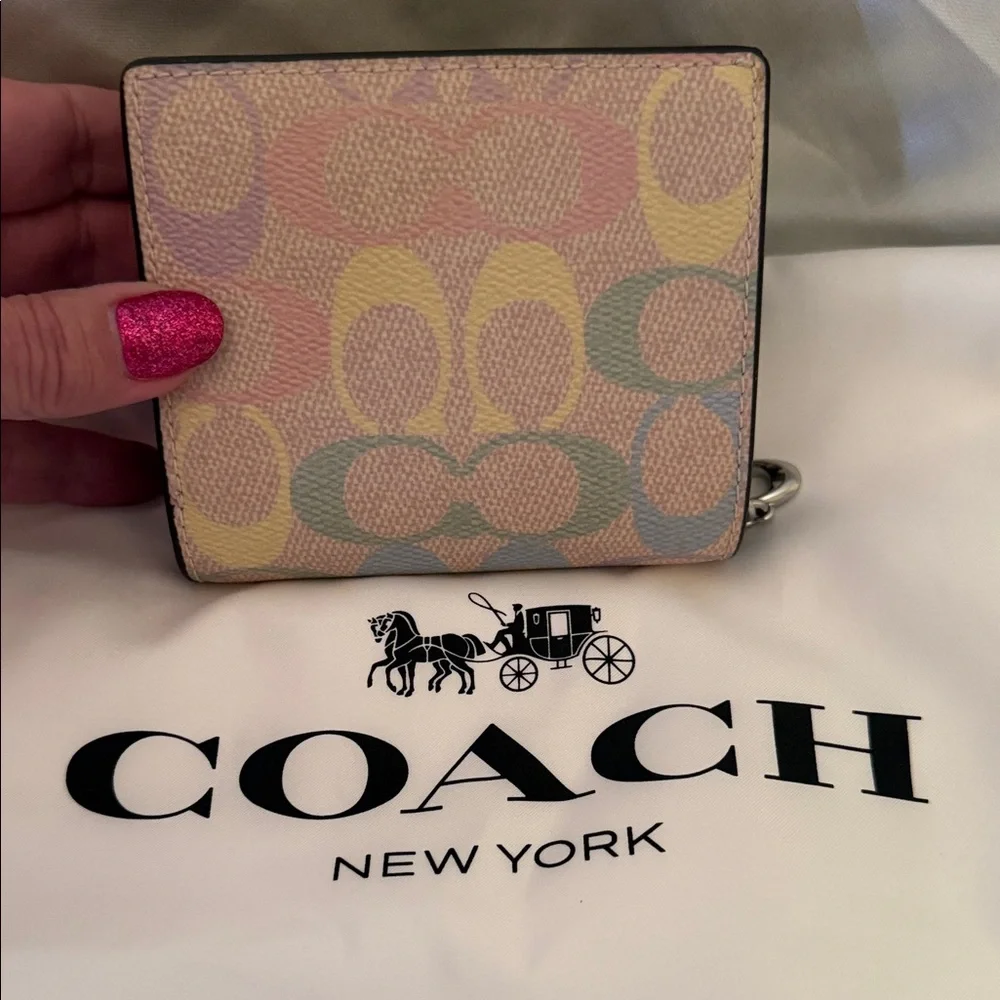 Coach signature coated